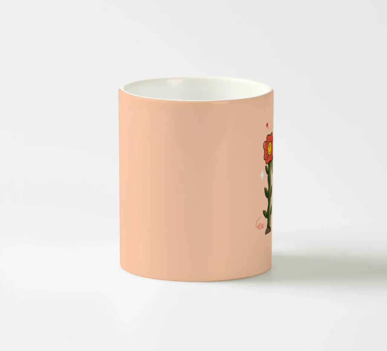 Fiore M tazza in ceramica da Rafa Gomes