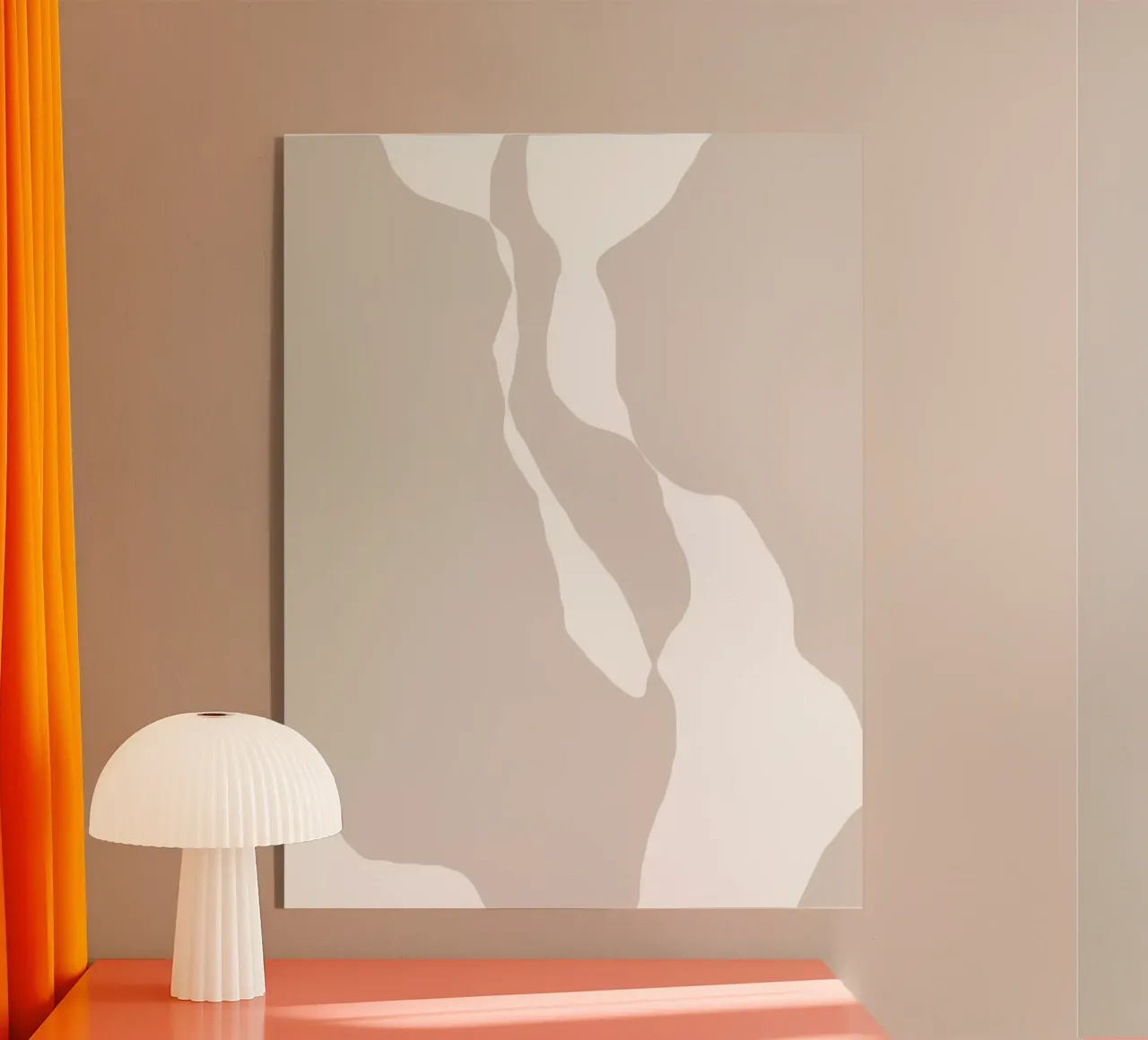 Shapes 4 | Neutral & White Minimal Abstract plexiglass da sabidussi