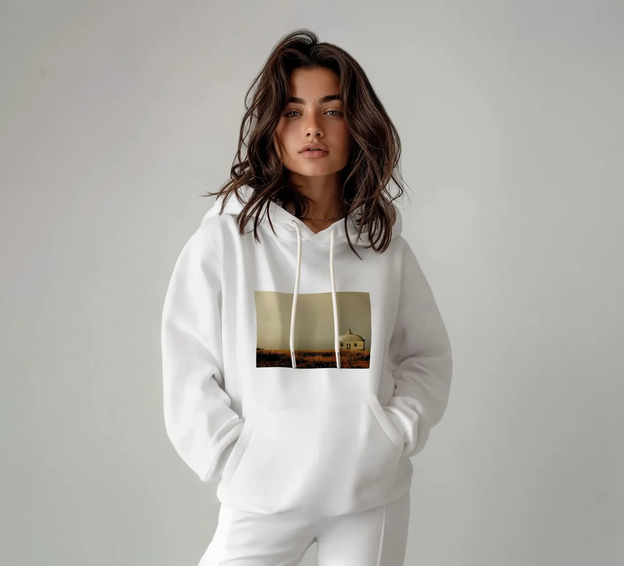 Cabo Espichel felpa con cappuccio da Ingrid Beddoes