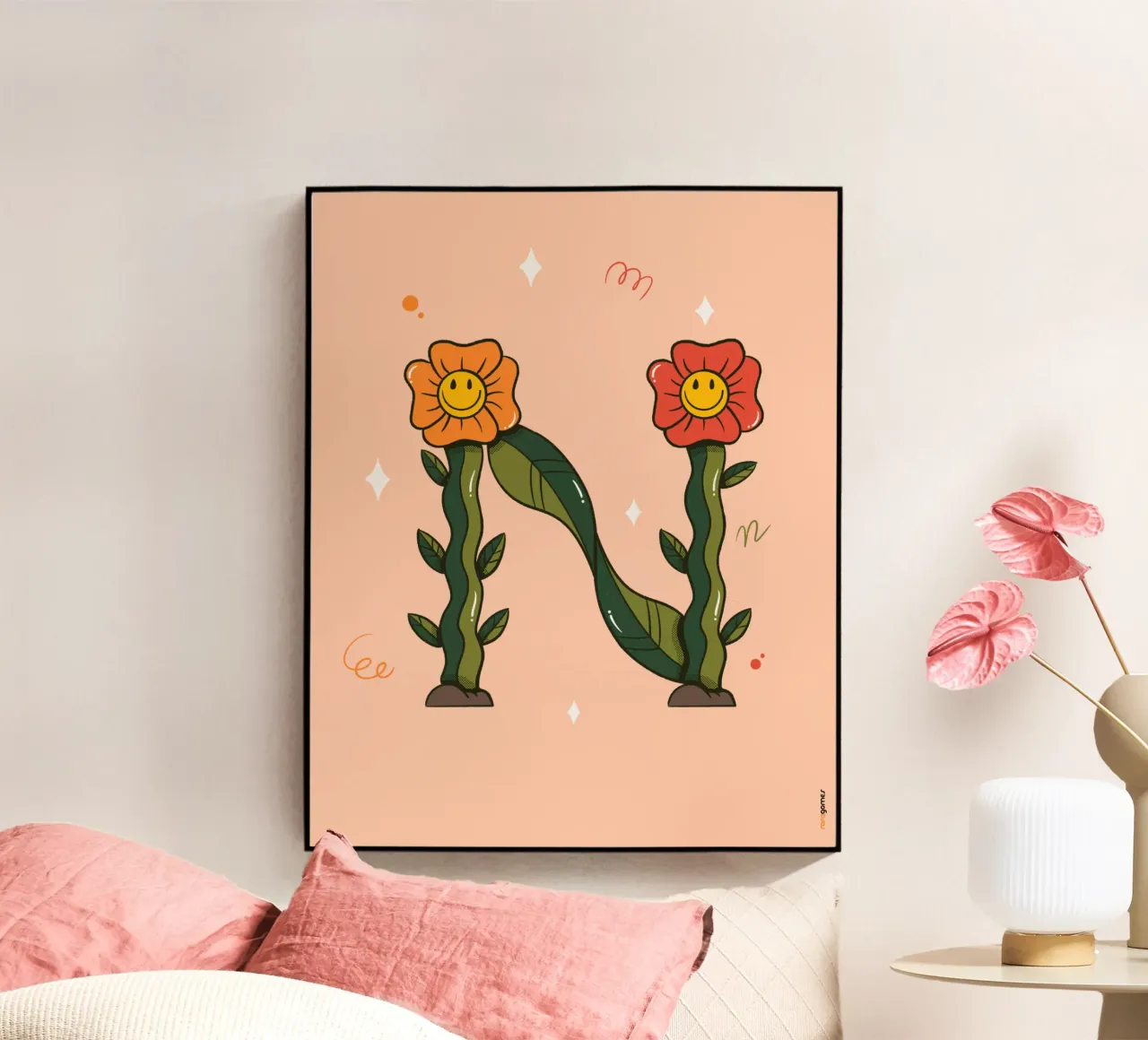 Fiore N plexiglass da Rafa Gomes