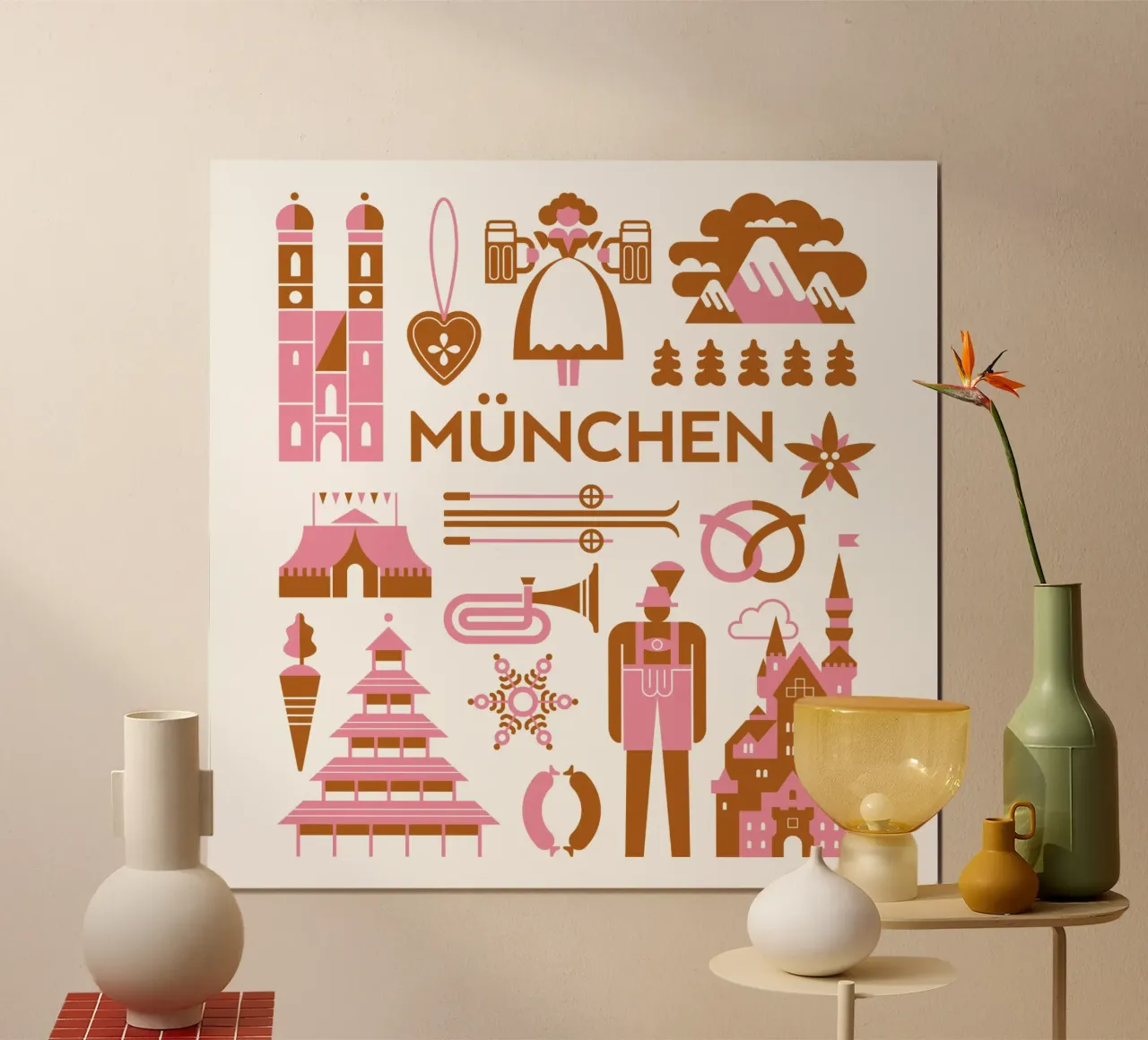 Munich poster by Looks n Brains