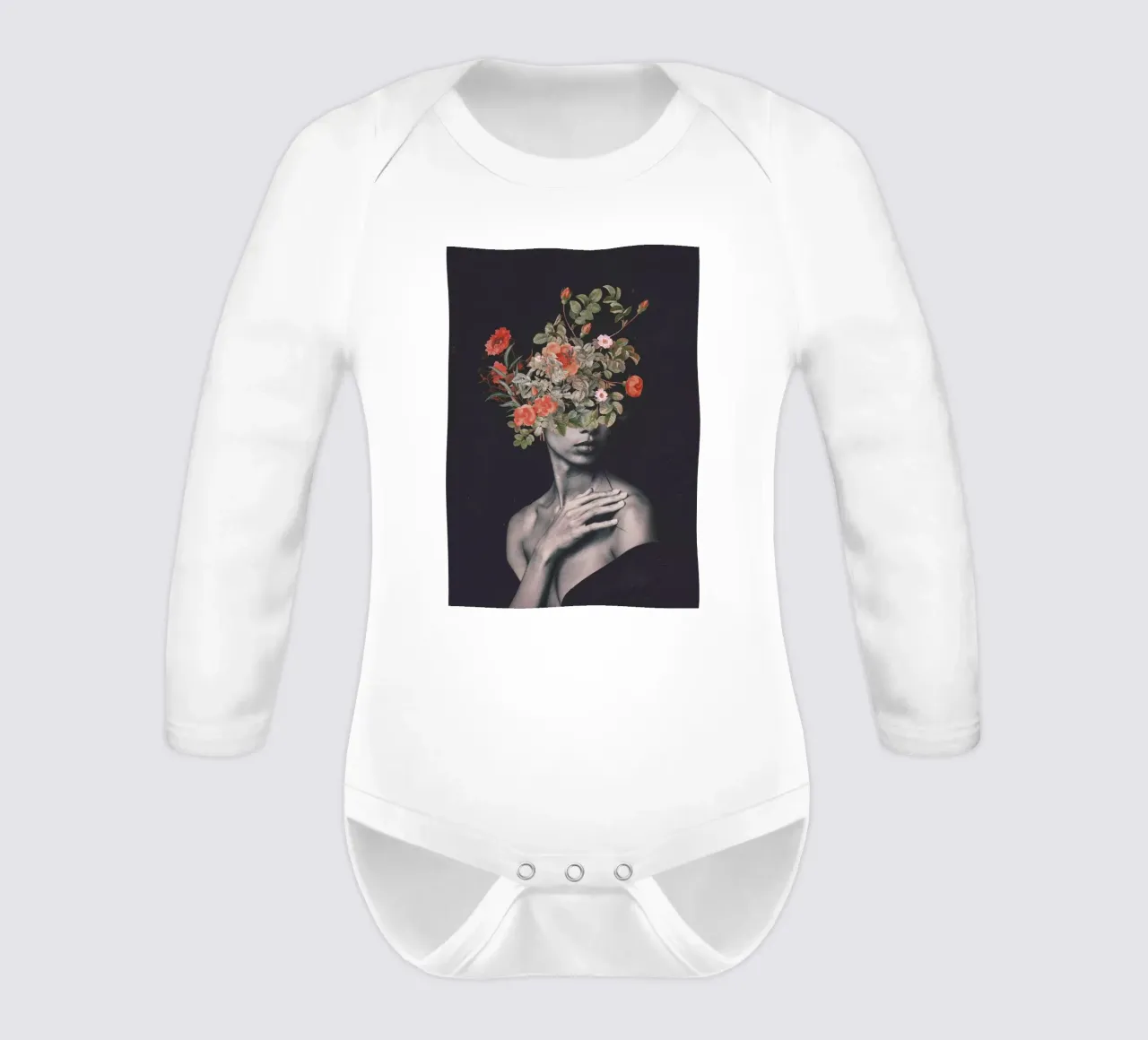 Blooming 7 long-sleeve baby romper by dada22