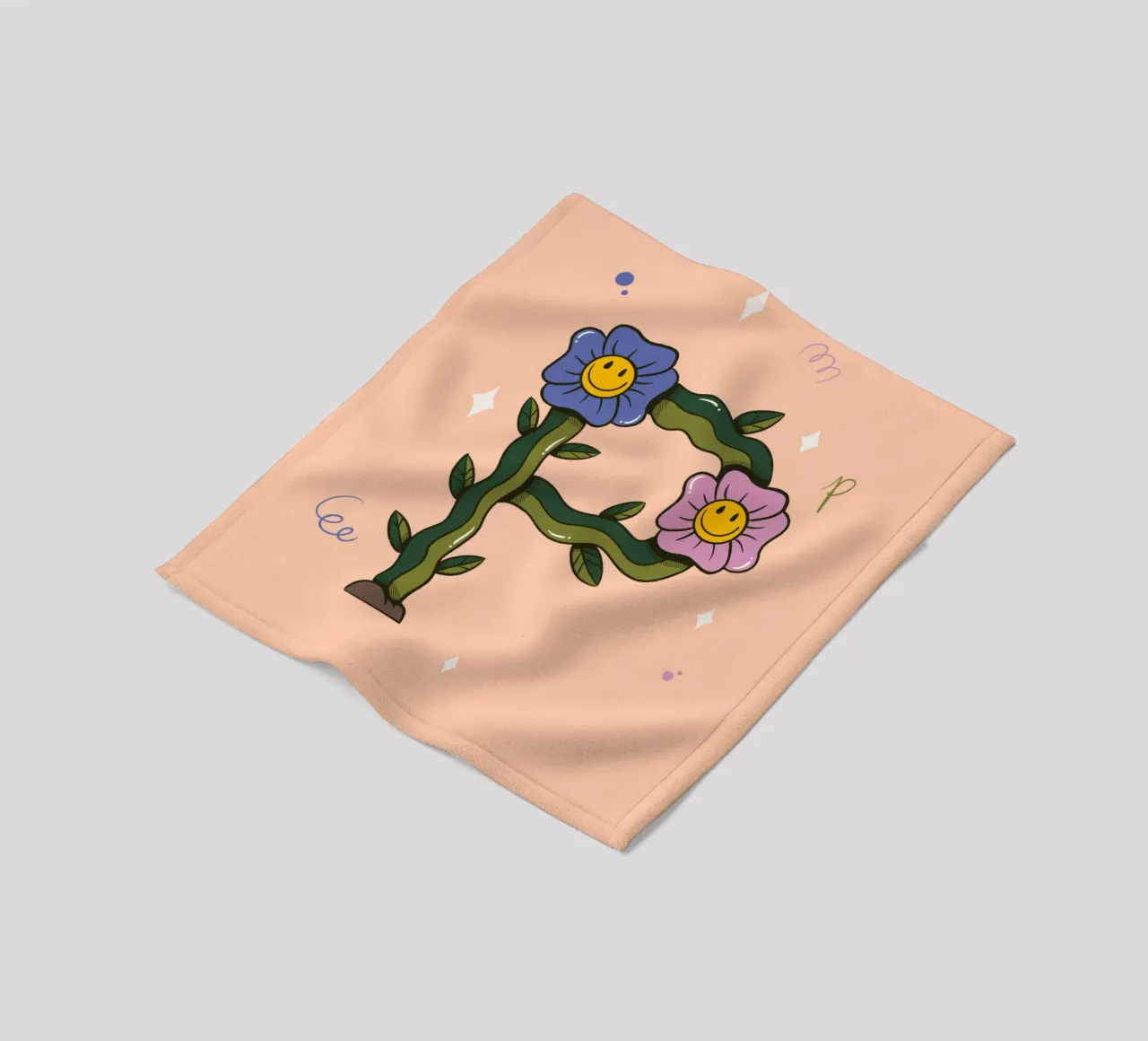 Fiore P coperta in pile da Rafa Gomes