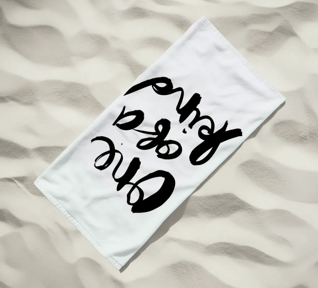 One of a kind toalla de playa de Dead Language