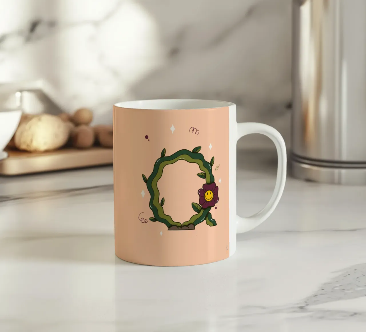 Fiore Q tazza in ceramica da Rafa Gomes