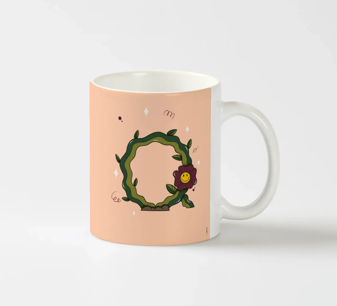 Fiore Q tazza in ceramica da Rafa Gomes