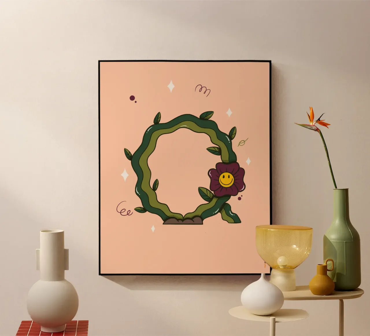 Fiore Q plexiglass da Rafa Gomes