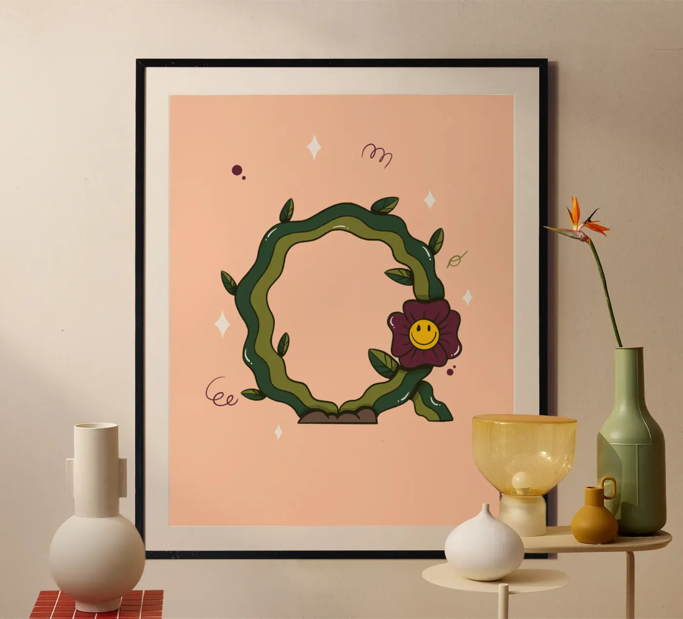 Flower Q poster da Rafa Gomes