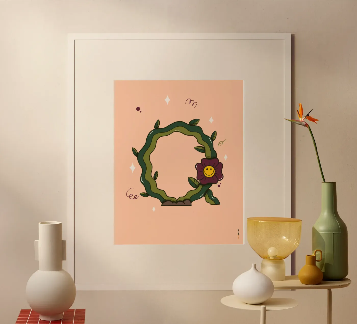 Flower Q poster da Rafa Gomes