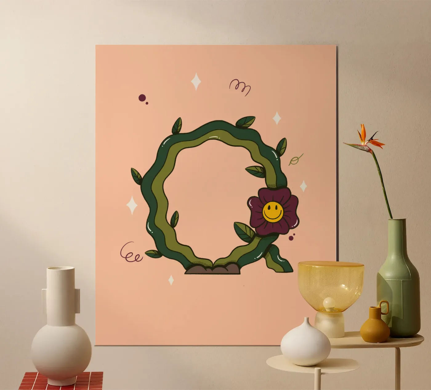 Flower Q poster da Rafa Gomes