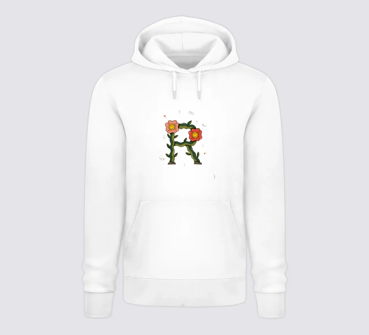 Fiore R felpa con cappuccio da Rafa Gomes