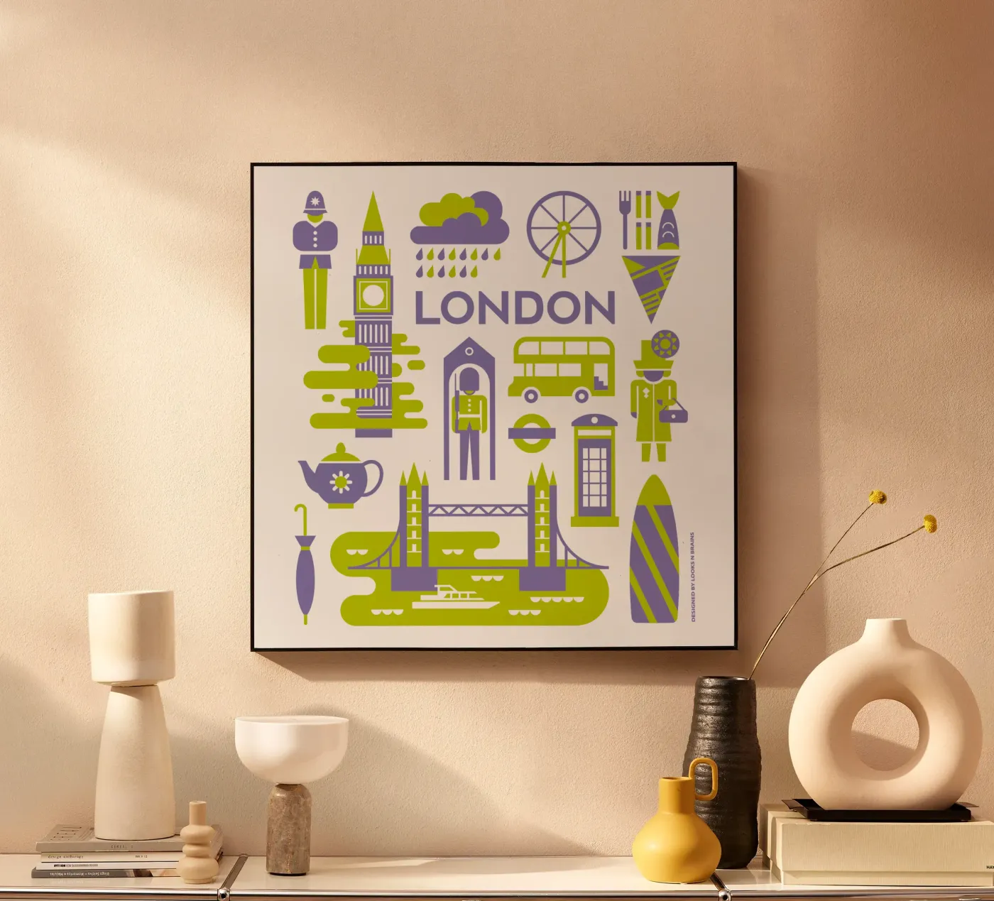 London acrylic glass by Looks n Brains