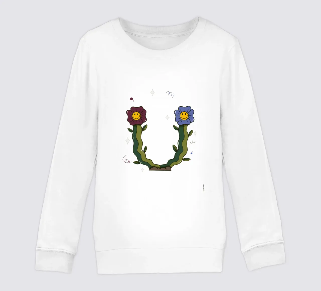 Flower U kids sweatshirt by Rafa Gomes
