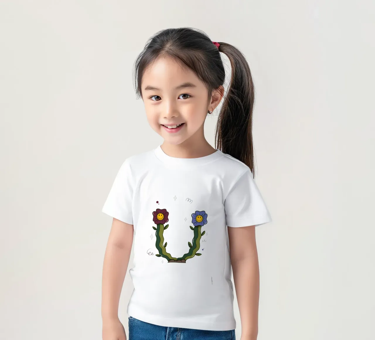 Bloem U kinder t-shirt van Rafa Gomes