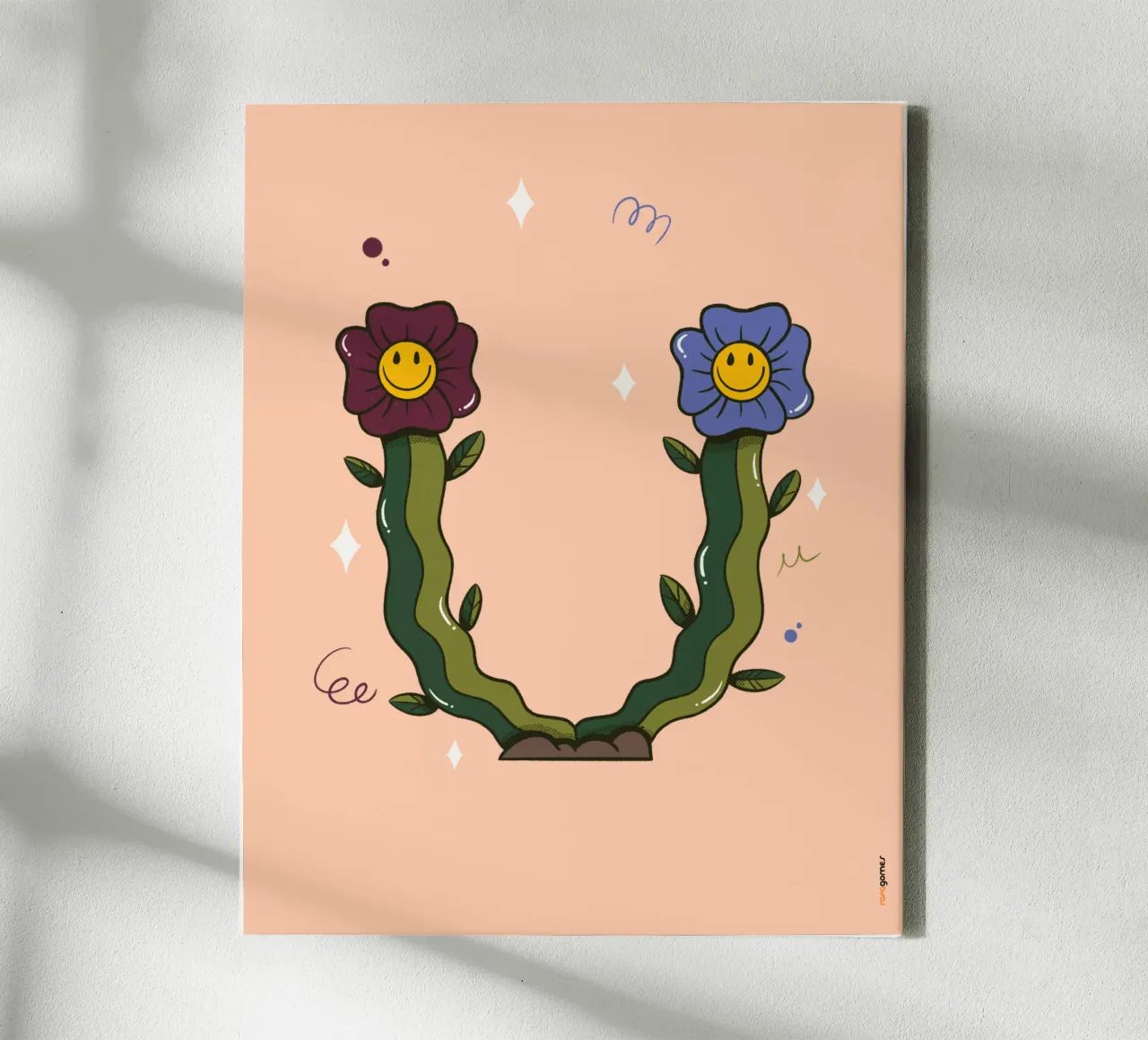 Blume U Leinwand von Rafa Gomes
