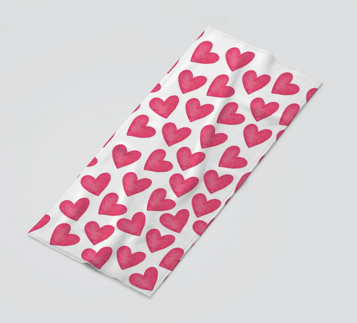 Hearts pattern telo mare da Happypatterns