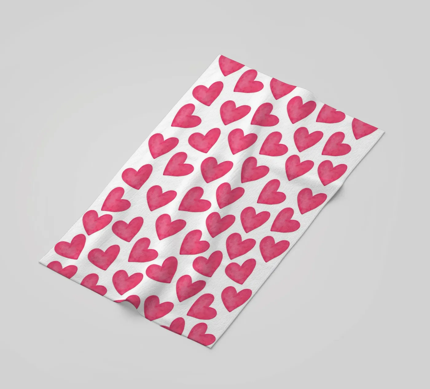 Hearts pattern telo mare da Happypatterns