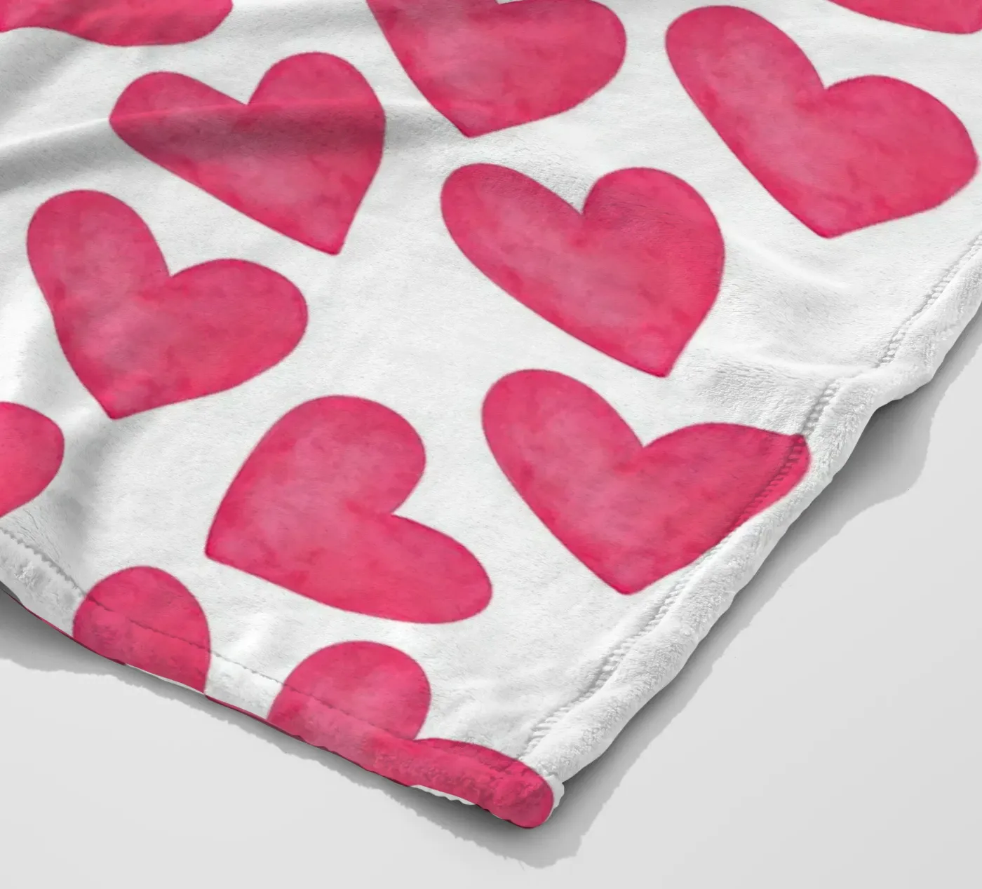 Hearts pattern Fleecedecke von Happypatterns