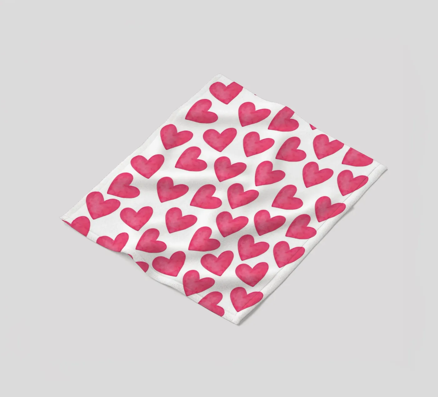Hearts pattern Fleecedecke von Happypatterns