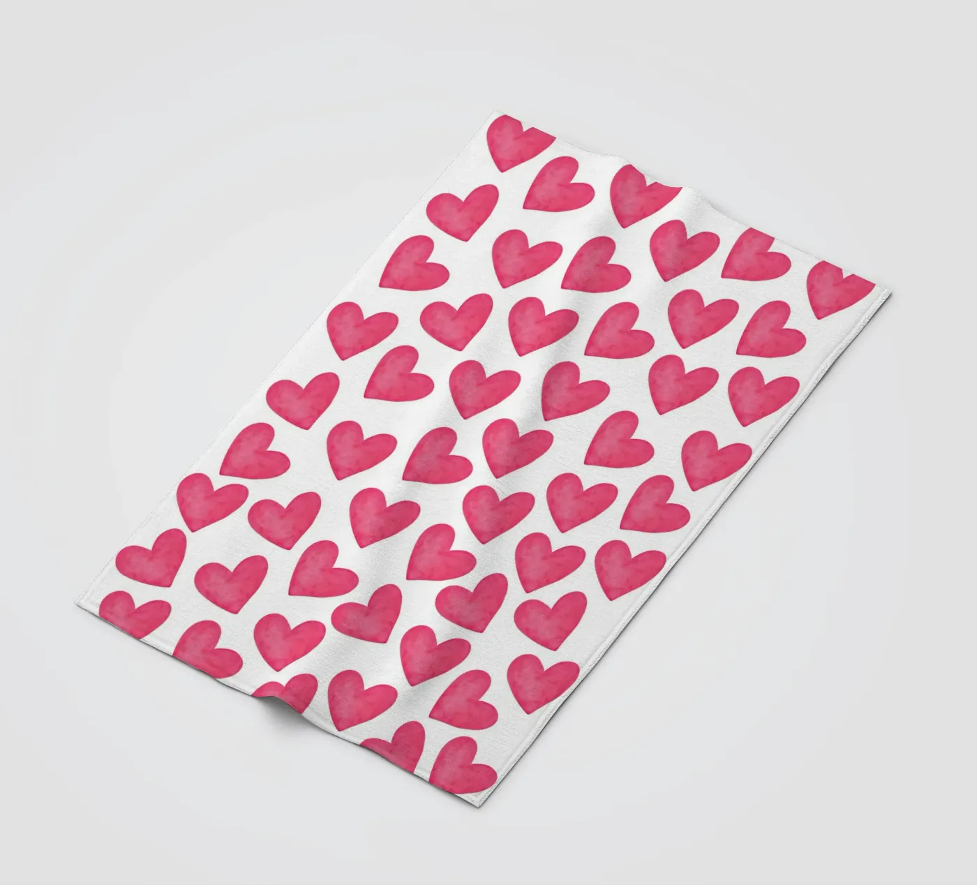 Hearts pattern Fleecedecke von Happypatterns