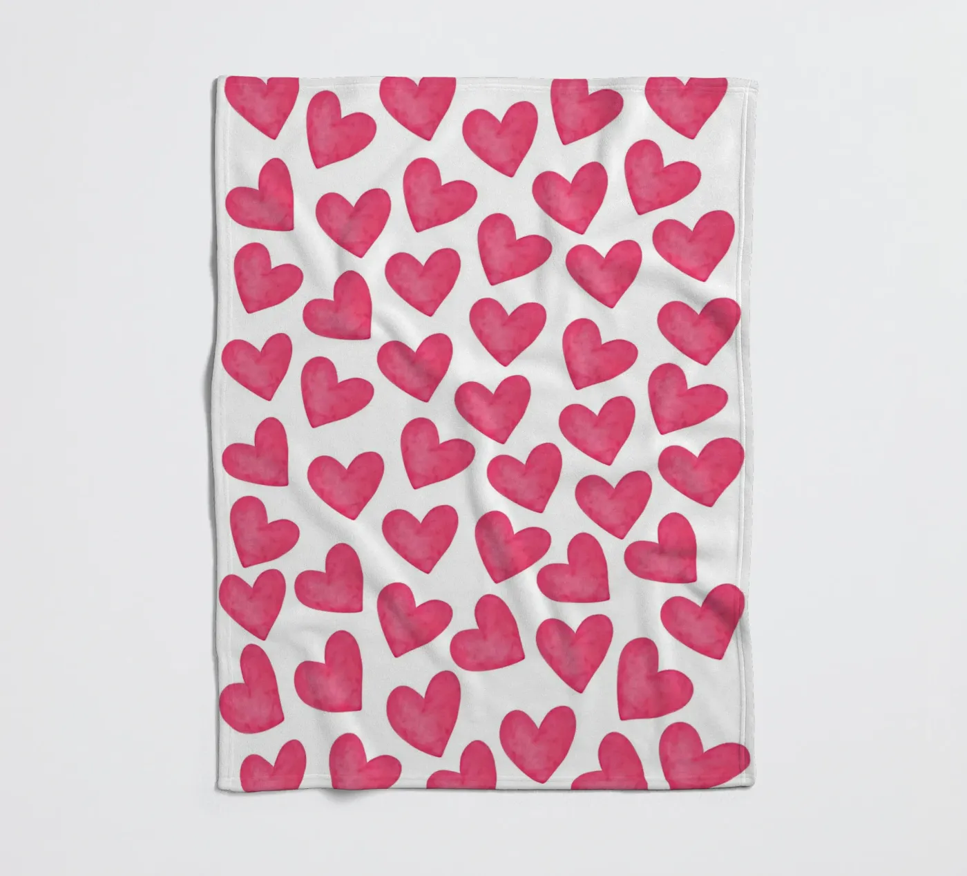Hearts pattern Fleecedecke von Happypatterns