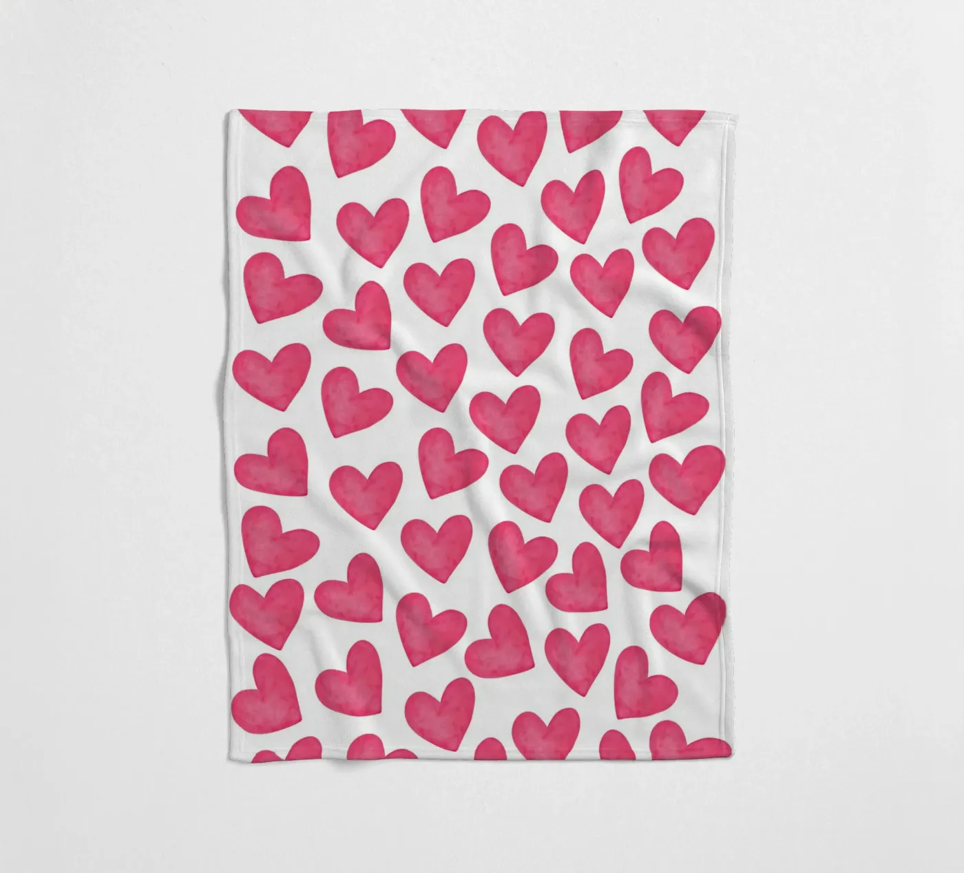 Hearts pattern Fleecedecke von Happypatterns