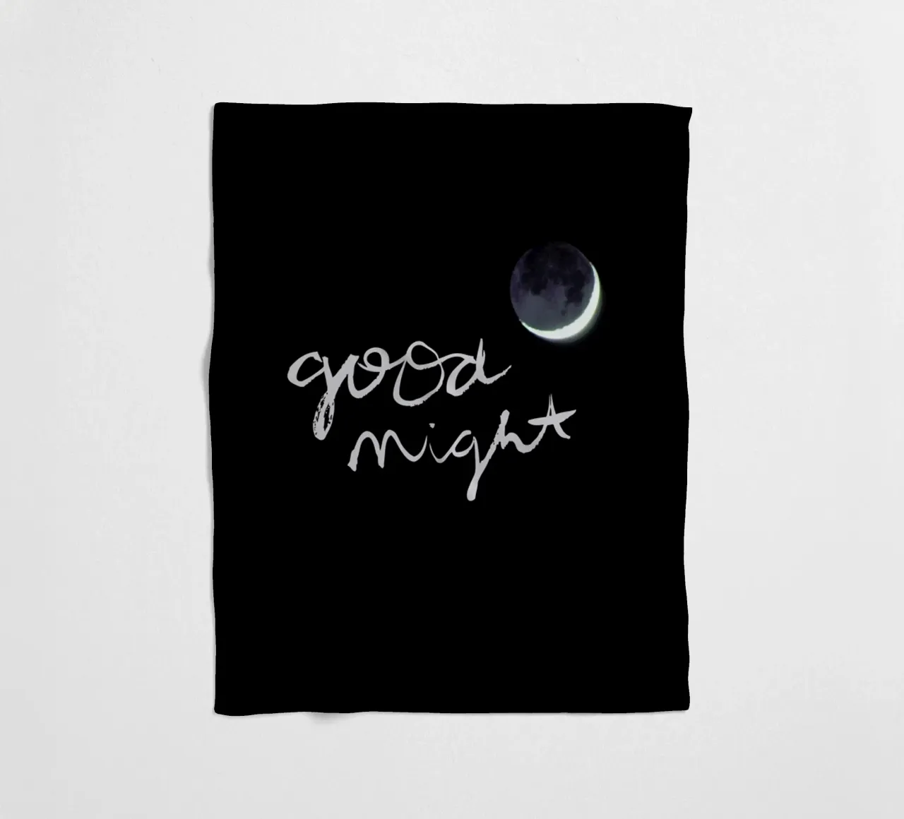 Goodnight fleece blanket by Dead Language