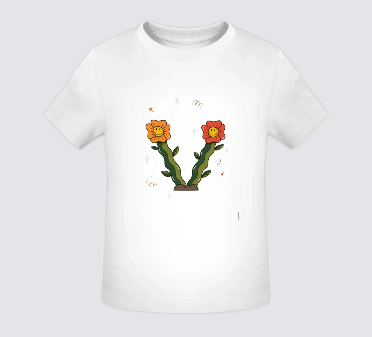 Blume V Baby T-Shirt von Rafa Gomes
