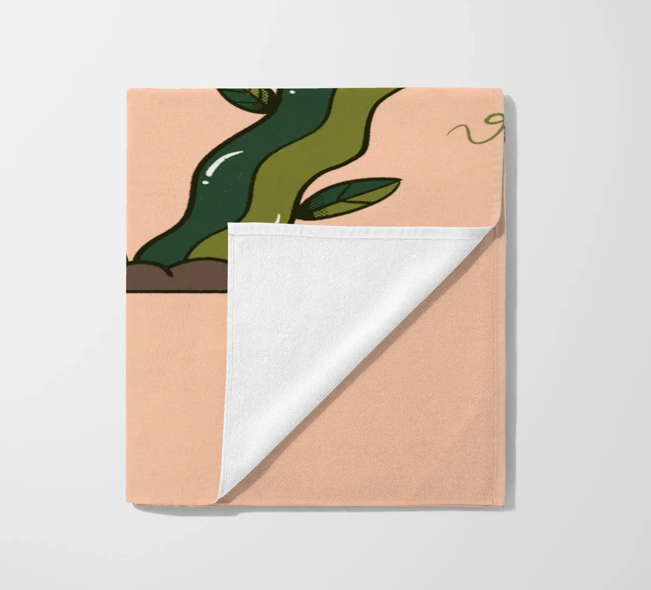 Flower V beach towel by Rafa Gomes