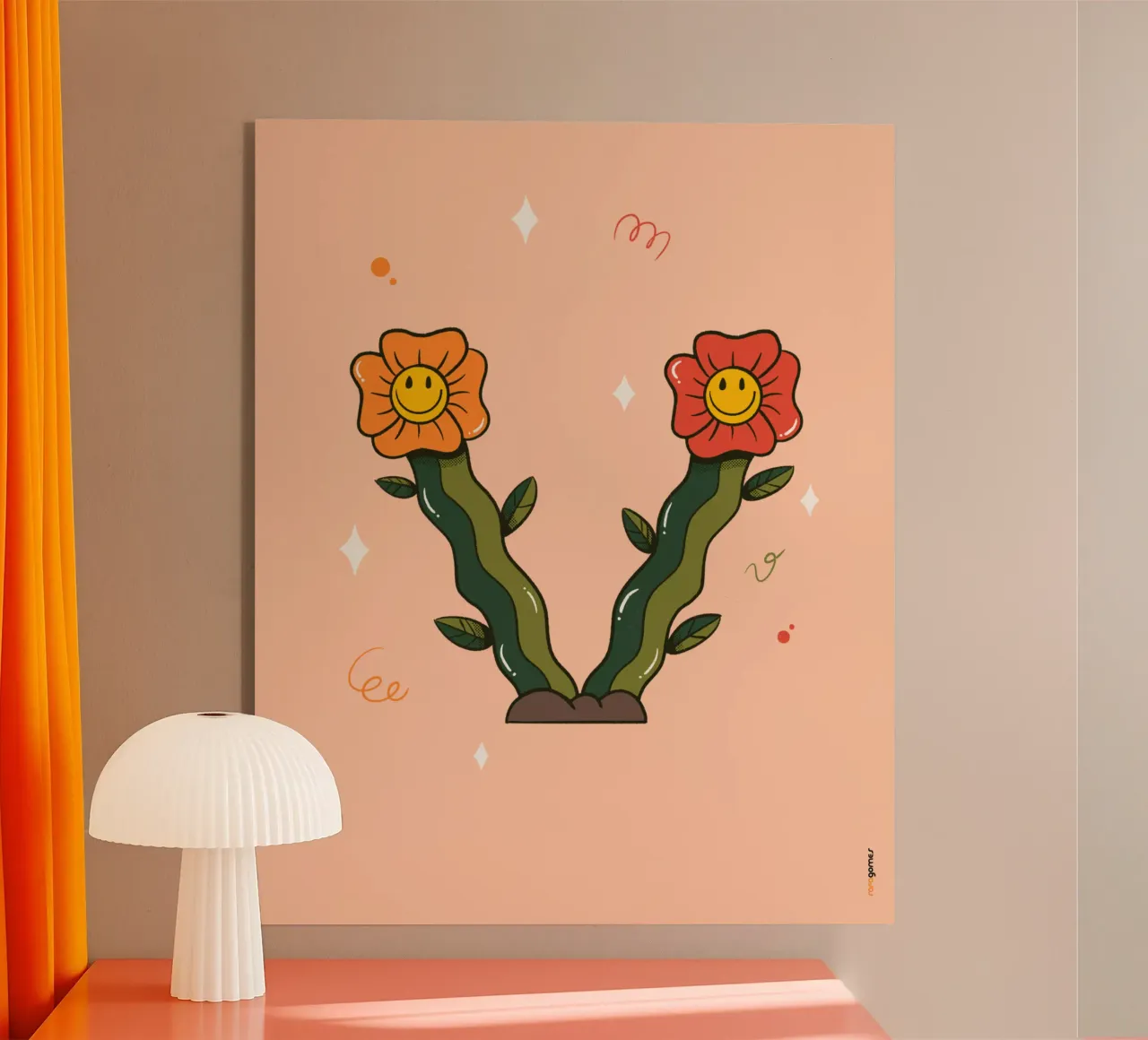 Fiore V plexiglass da Rafa Gomes