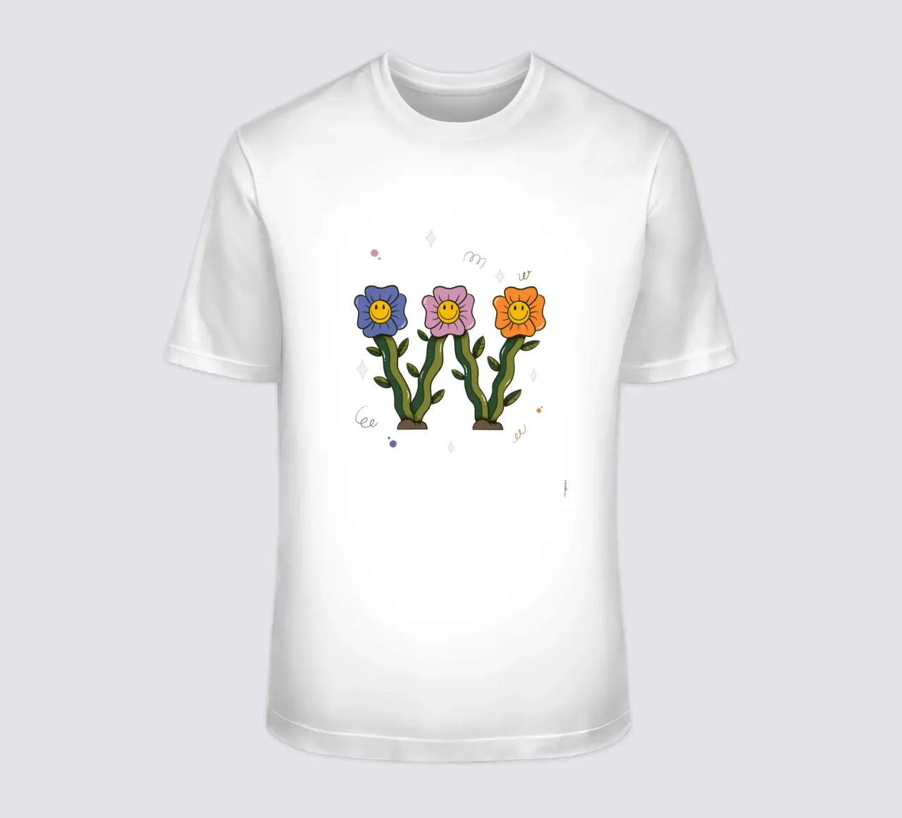 Flor W camiseta de Rafa Gomes