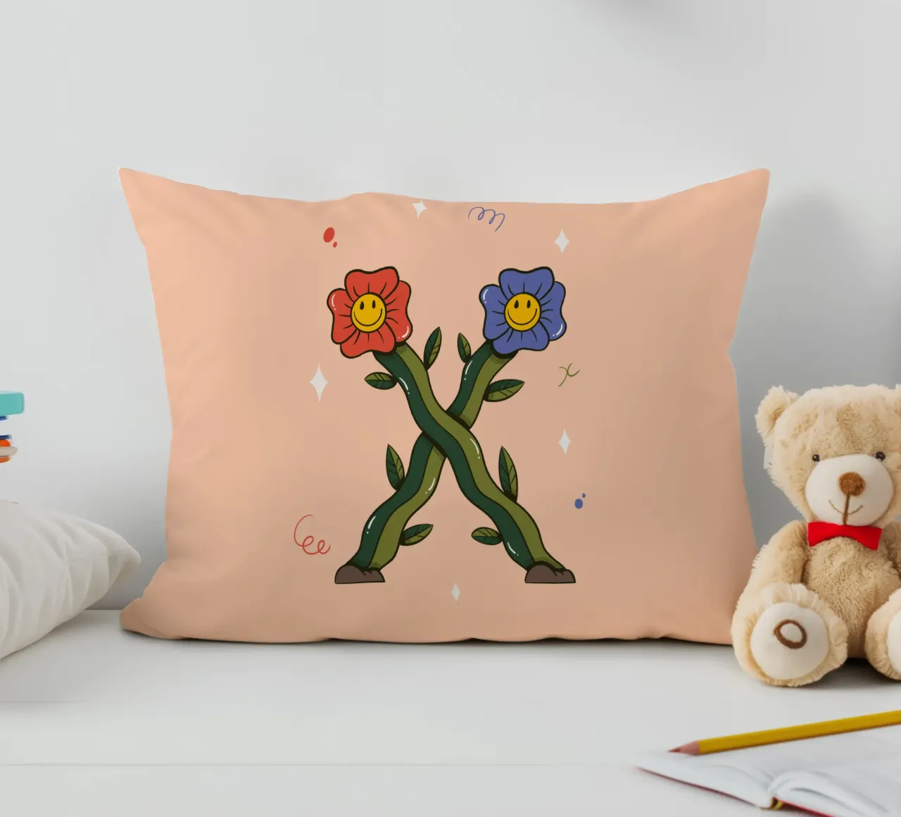 Fiore X cuscino da Rafa Gomes