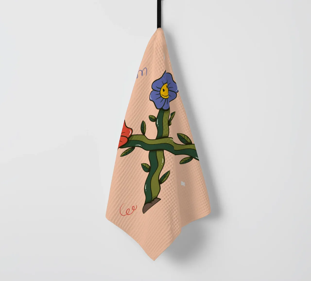 Fiore X canovaccio da cucina da Rafa Gomes