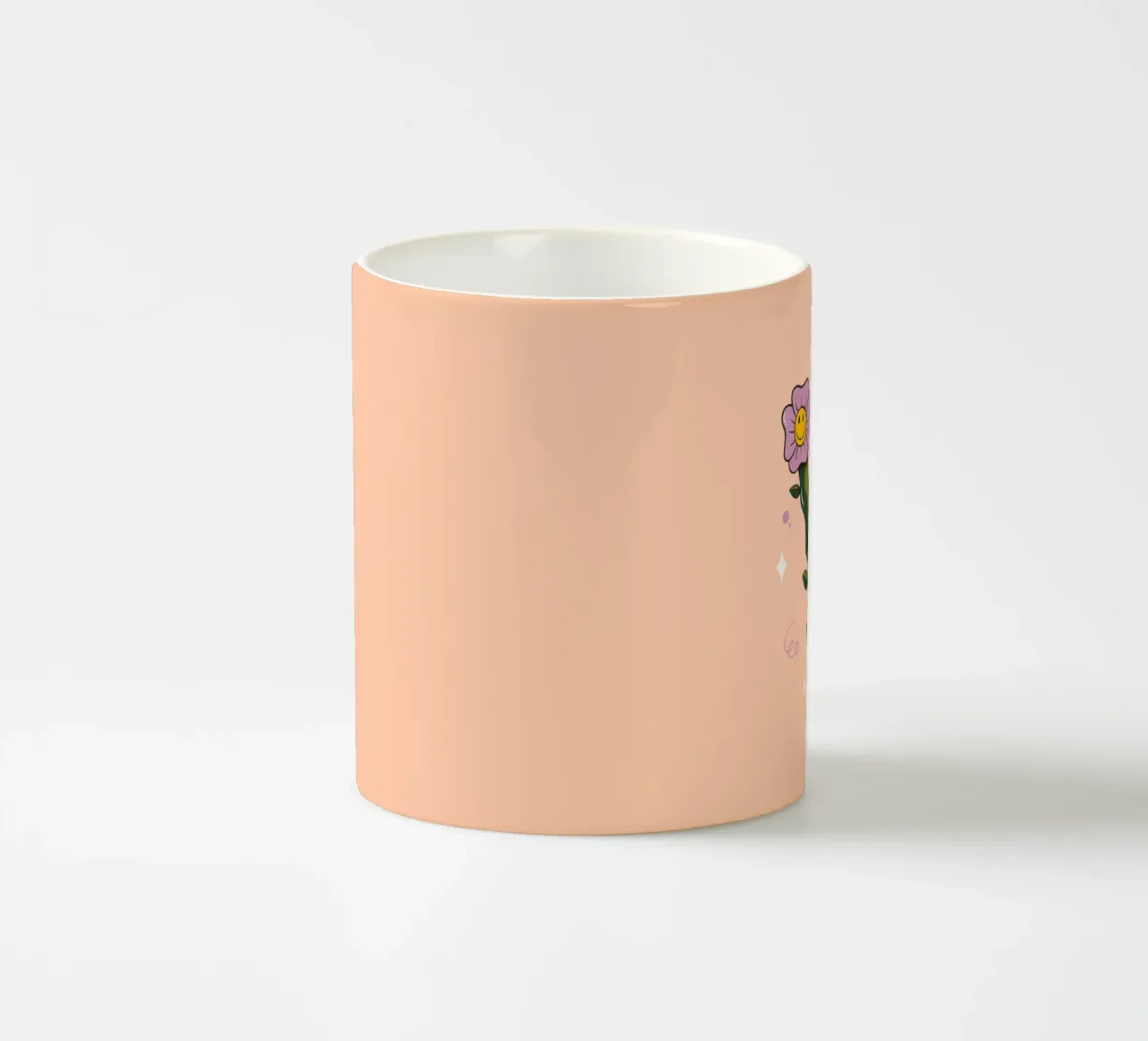 Fiore Y tazza in ceramica da Rafa Gomes