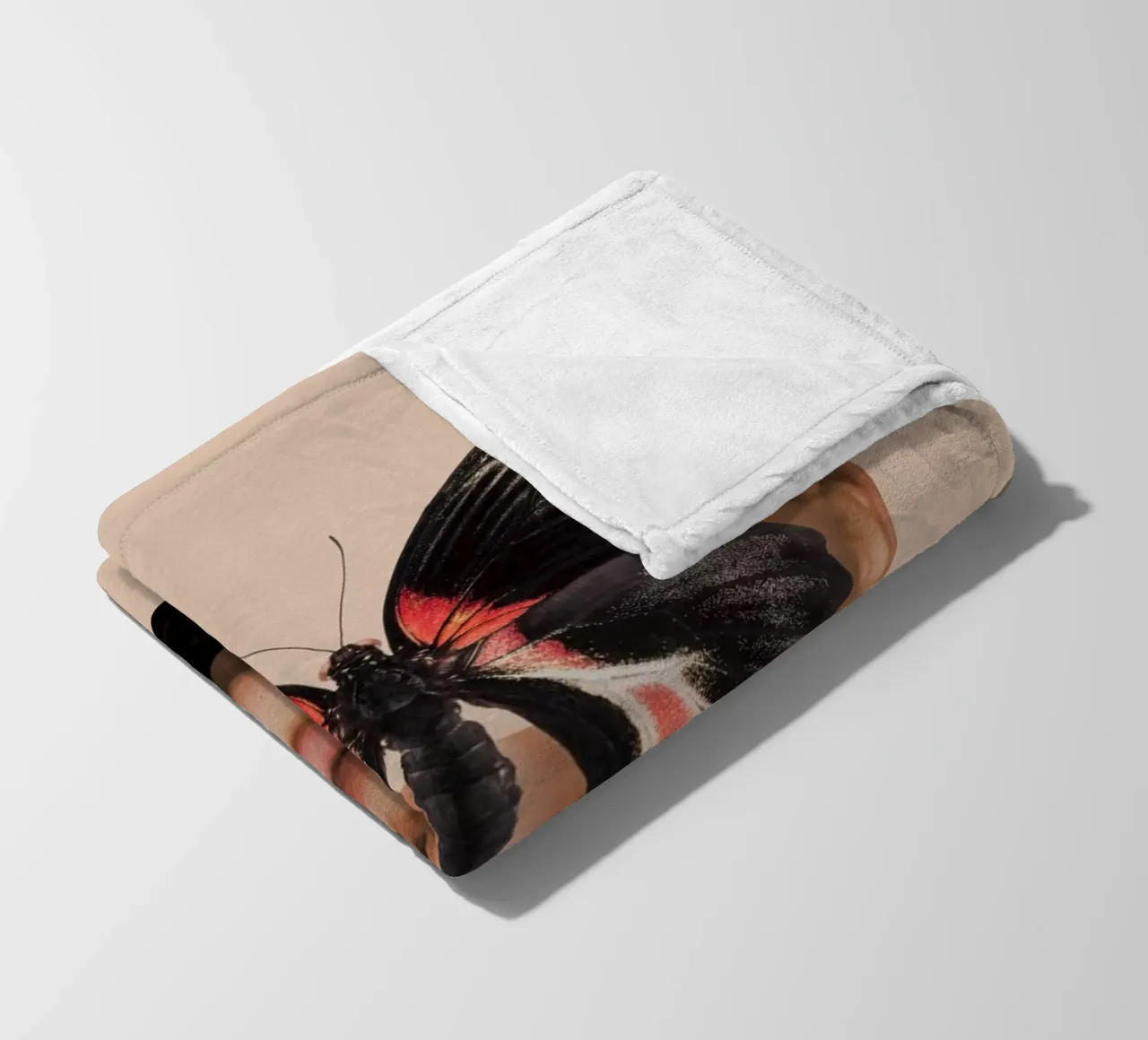 FARFALLA NERA 3 coperta in pile da dada22
