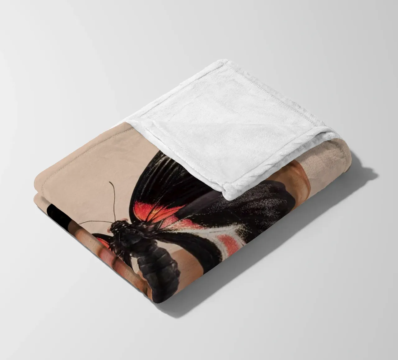 FARFALLA NERA 3 coperta in pile da dada22