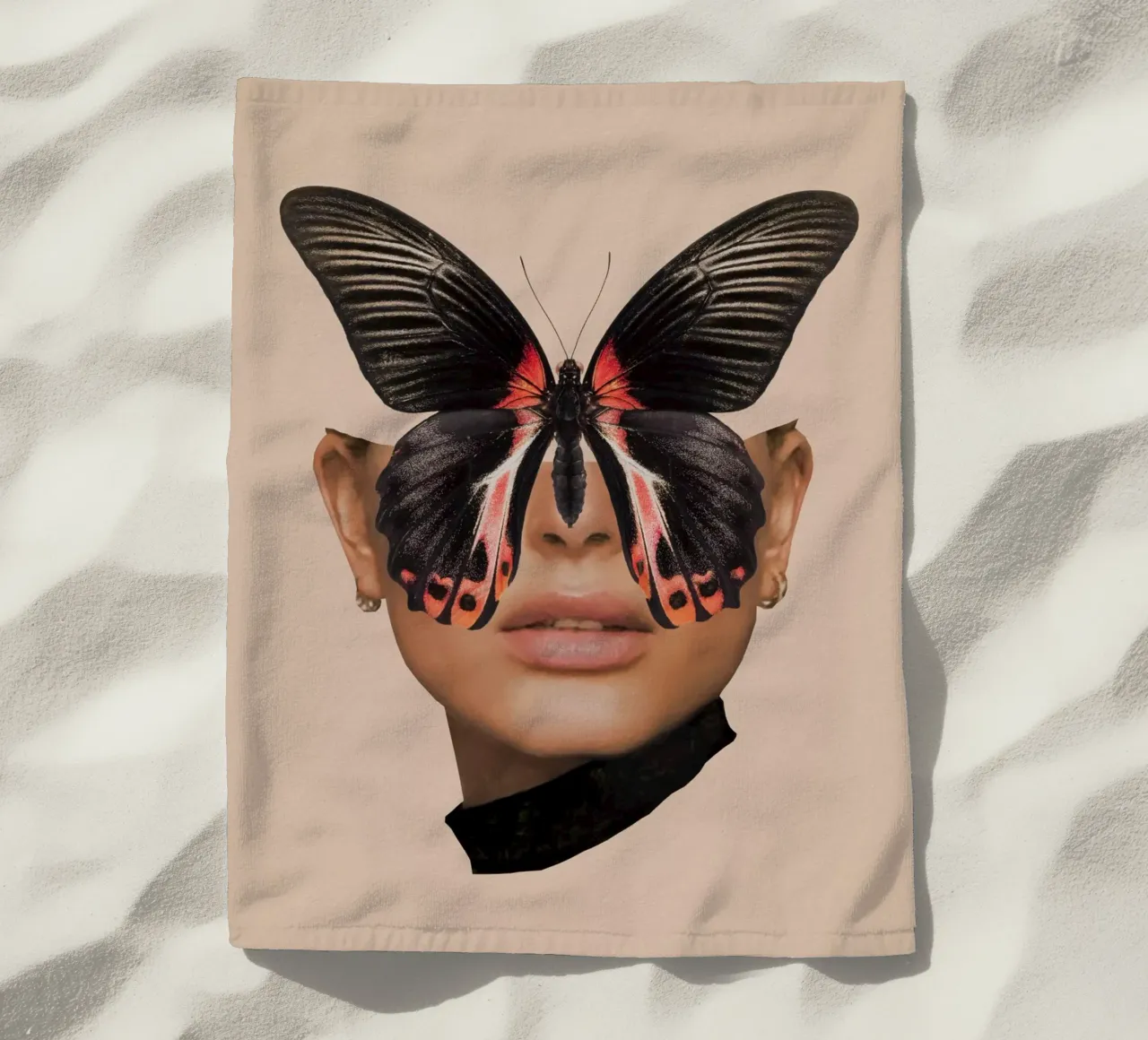 FARFALLA NERA 3 telo mare da dada22