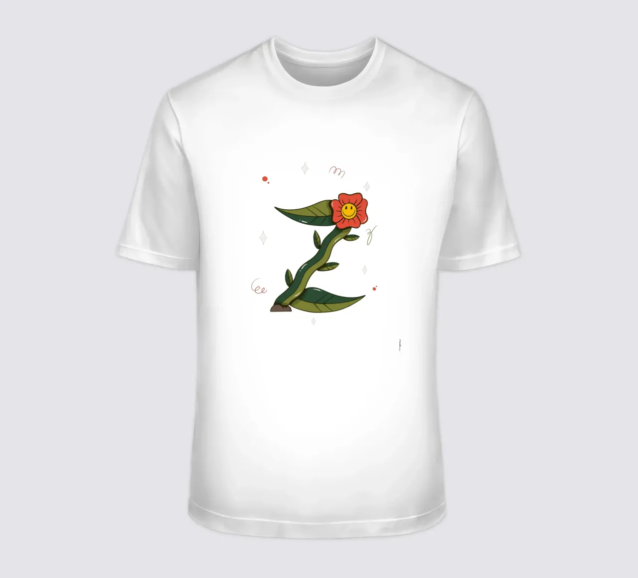 Blume Z T-Shirt von Rafa Gomes