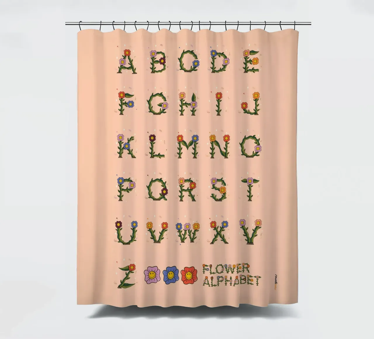 Irgendjemand - Irgendjemand - Irgendjemand - Irgendjemand - Irgendjemand cortina de baño de Rafa Gomes