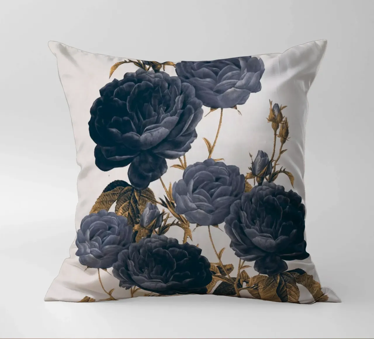fiori blu cuscino da dada22