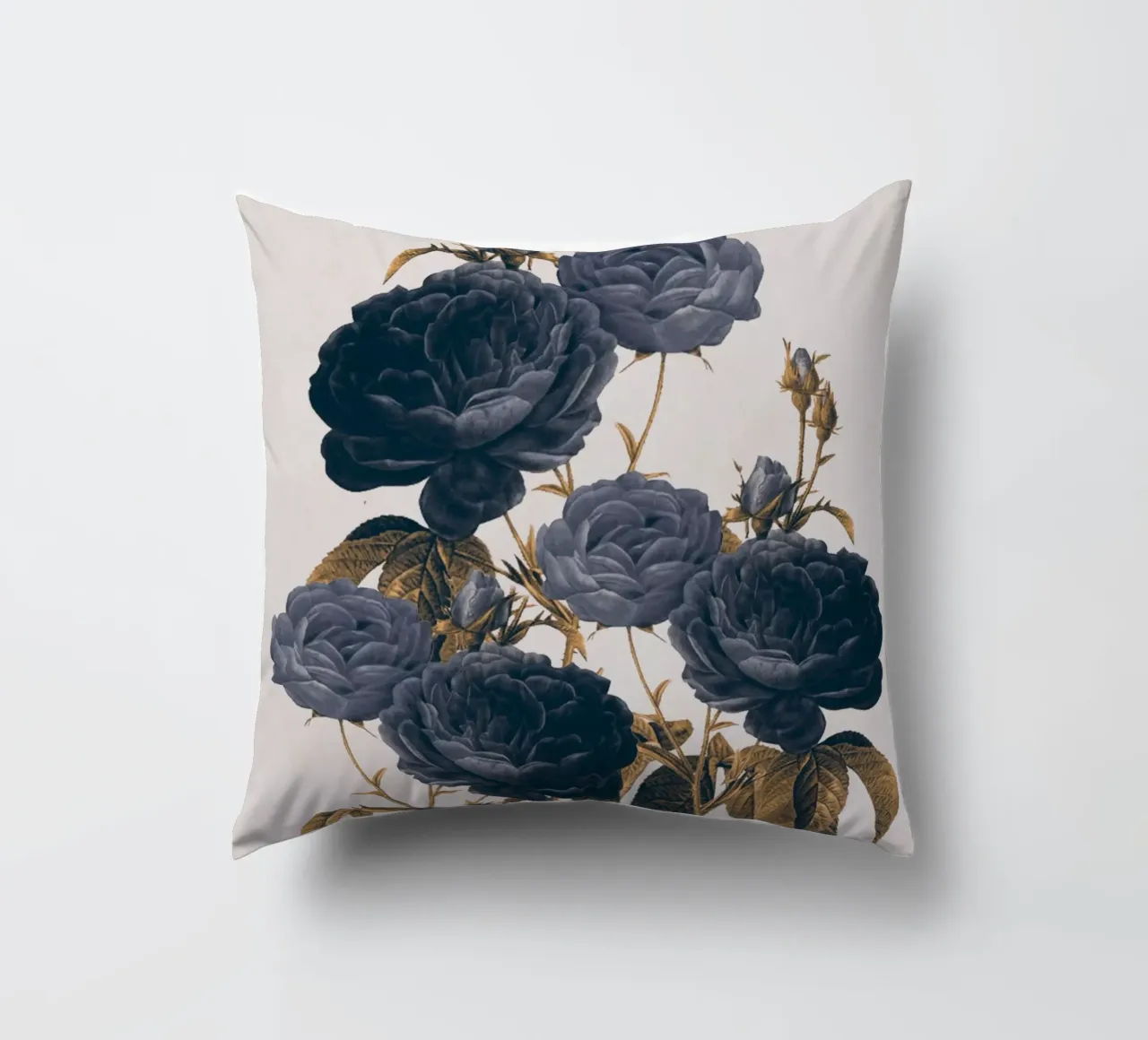 fiori blu cuscino da dada22