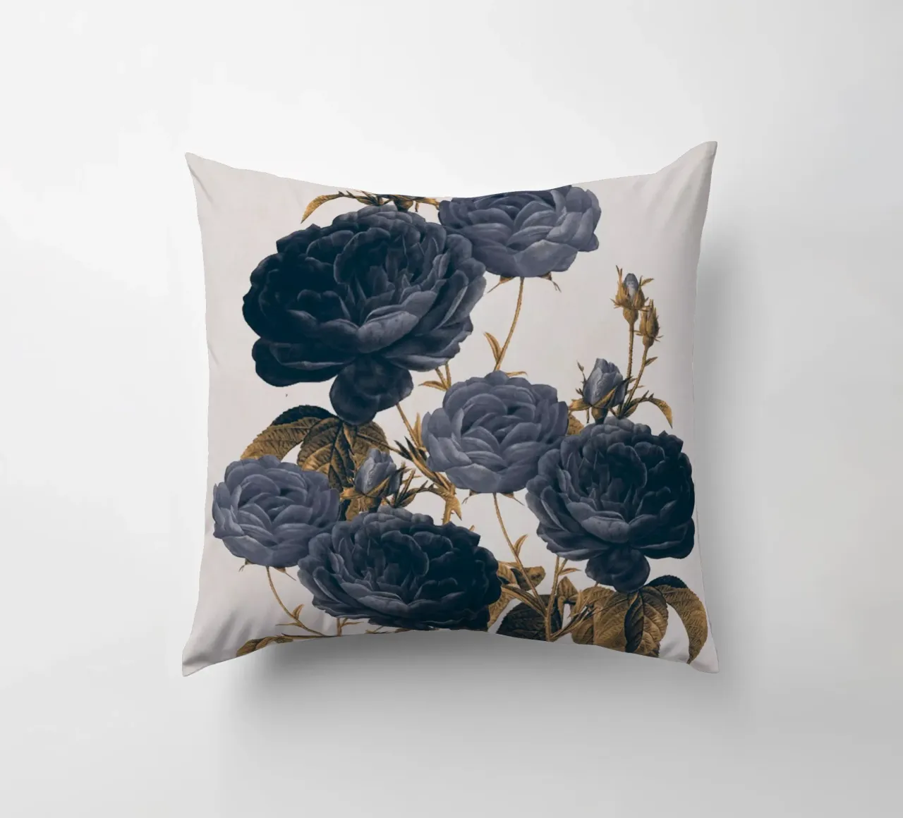 fiori blu cuscino da dada22