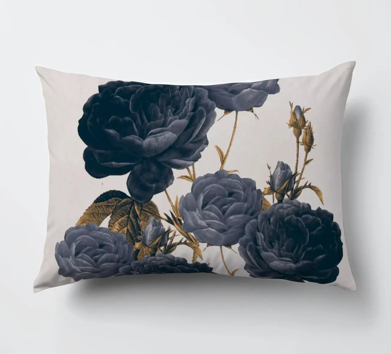 fiori blu cuscino da dada22