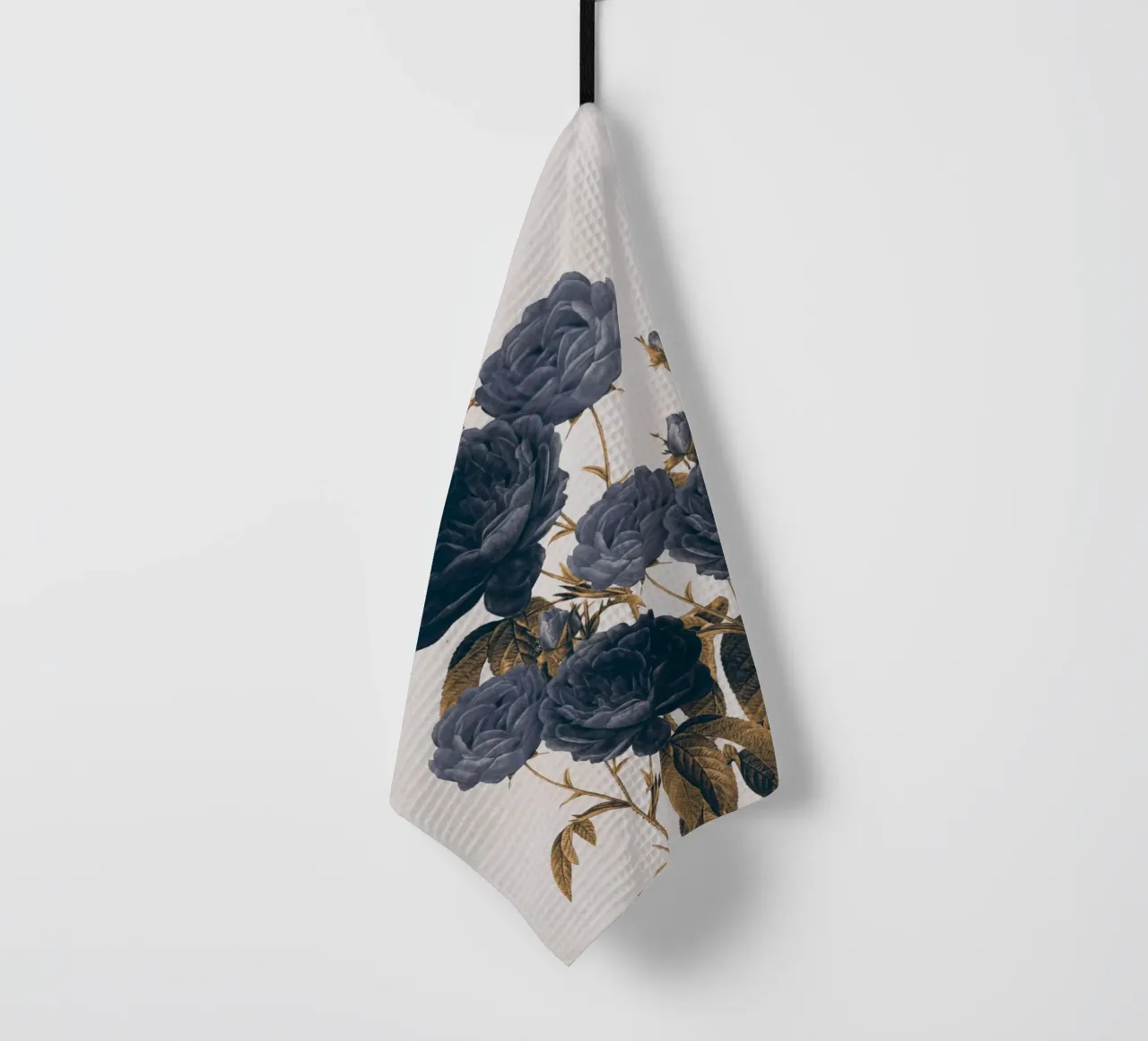 fiori blu canovaccio da cucina da dada22