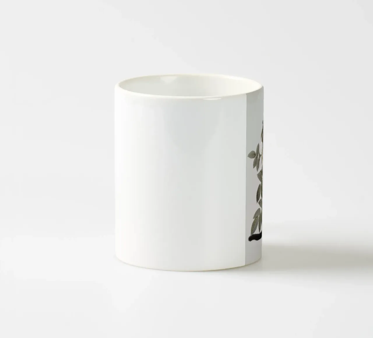Gatto con fiori tazza in ceramica da dada22