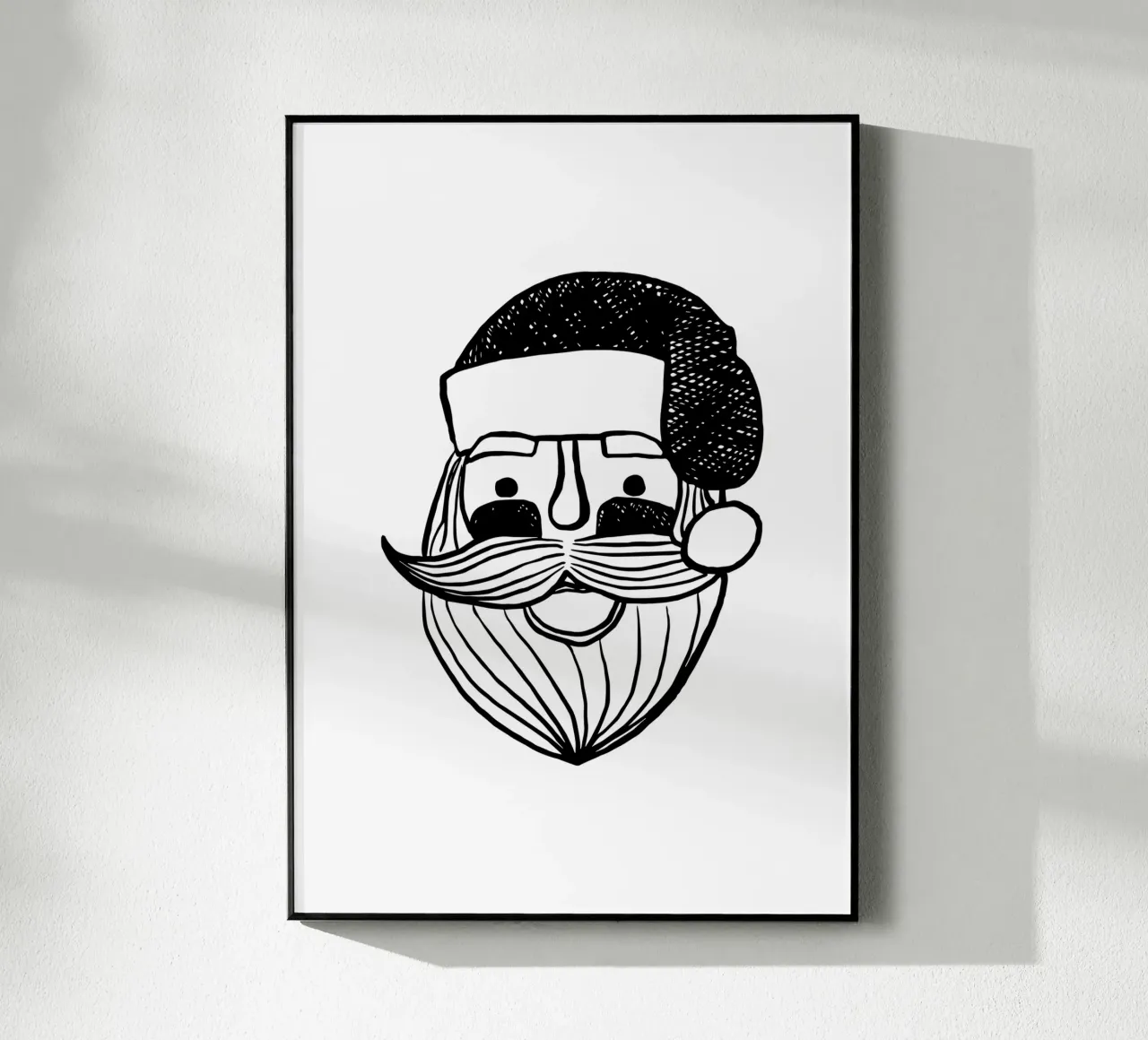 Weihnachtsmann plexiglass da moDeern