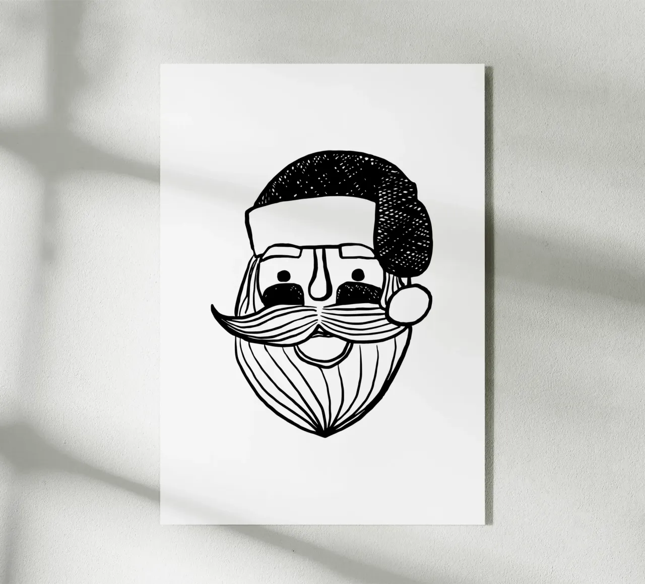 Weihnachtsmann plexiglass da moDeern