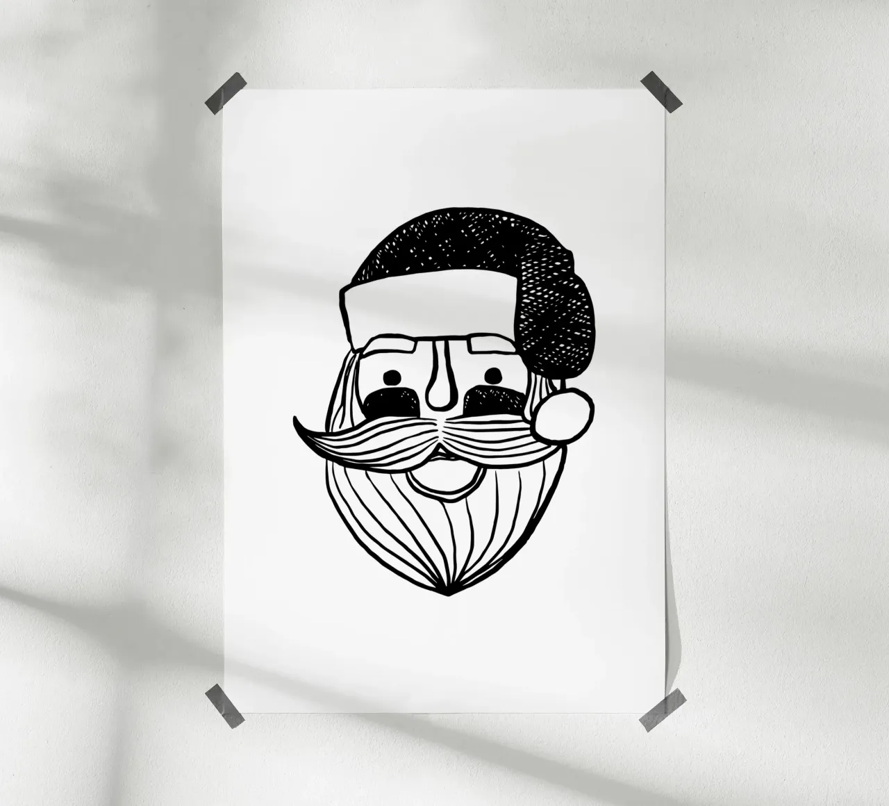 Weihnachtsmann poster da moDeern