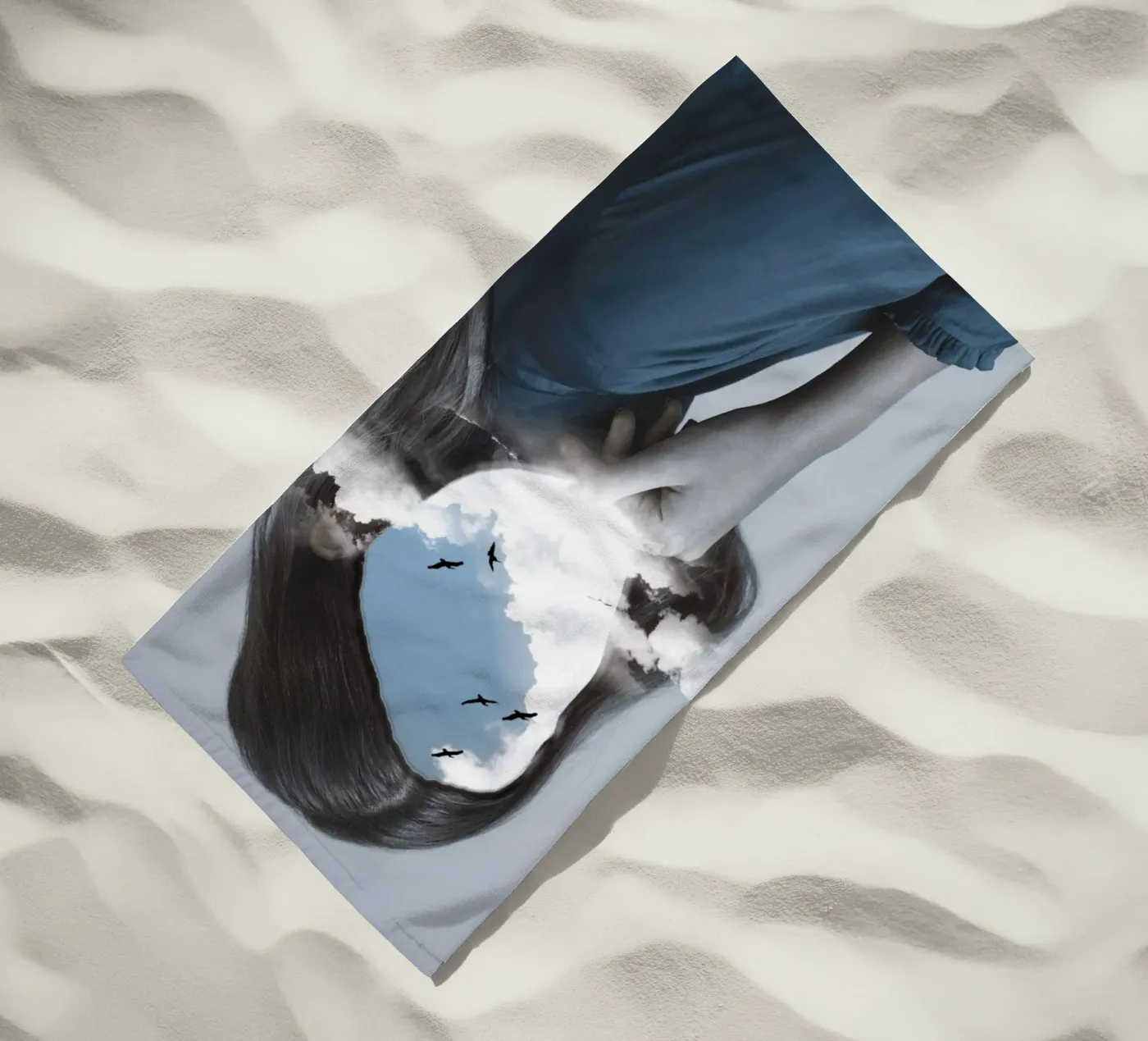 A l'intérieur serviette de plage de dada22