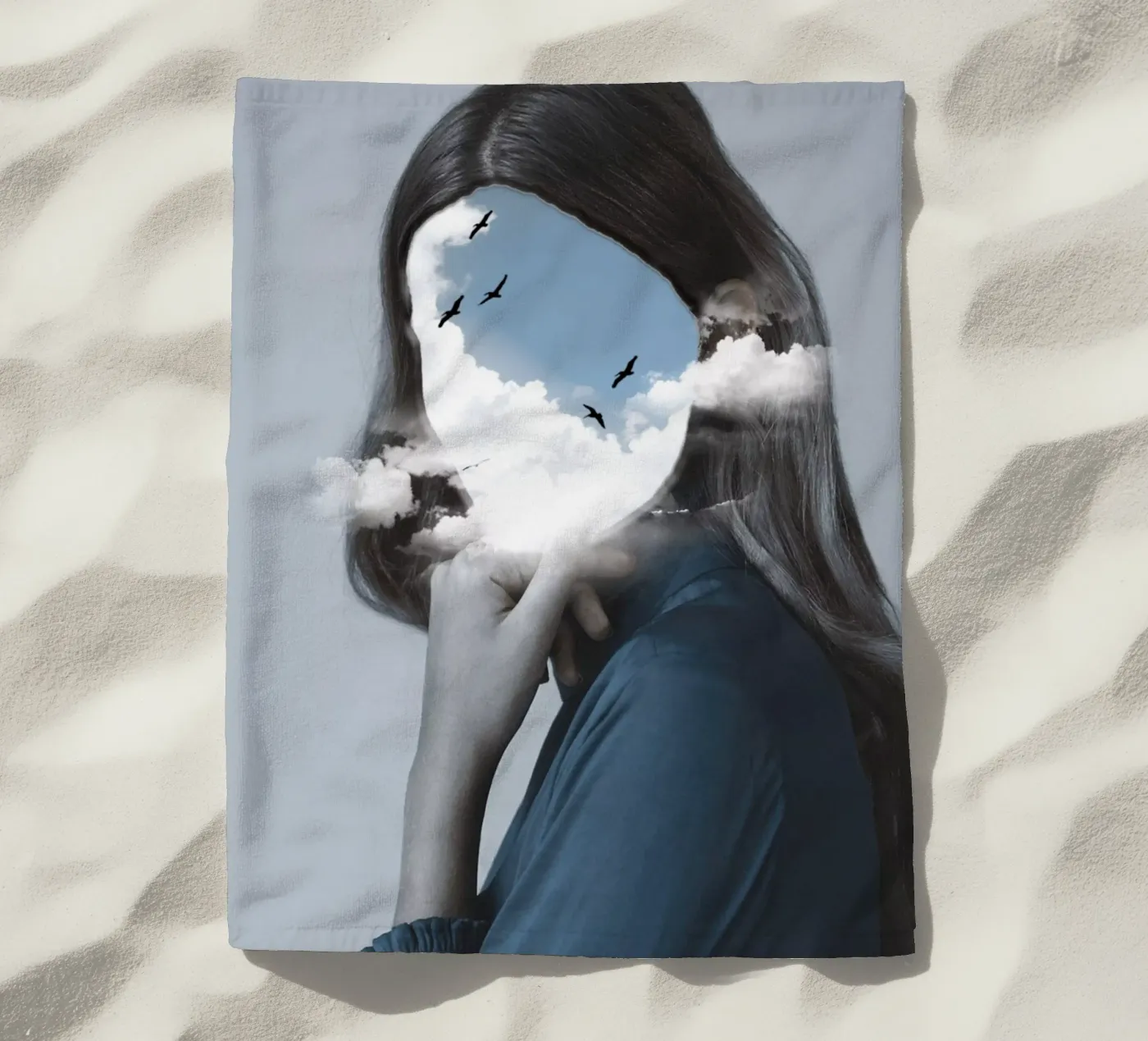 A l'intérieur serviette de plage de dada22